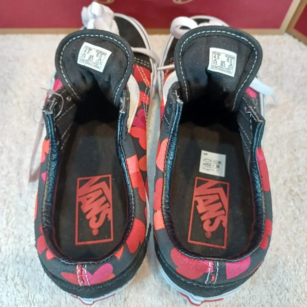 Vans Men's 4.5 Women's 6 Old Skool Valentines Hearts VN0A3WKT4RZ